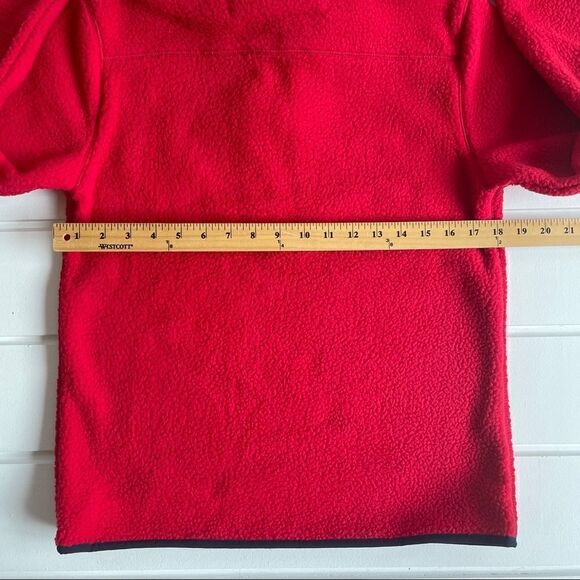 Vineyard Vines Boys' Red Velvet Sherpa Fleece Half-Zip Sweatshirt Jacket NWT L - Picture 9 of 10